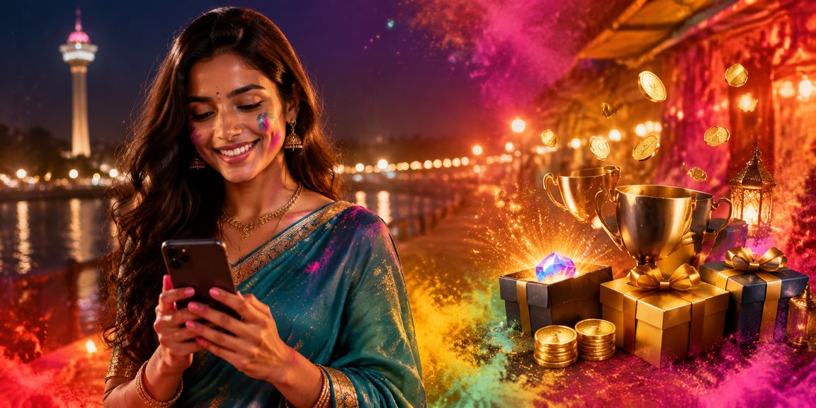 Indian metropolis nightlife showcasing betting and casino entertainment